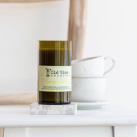'Sauvignon Blanc' Recycled Wine Bottle Candle