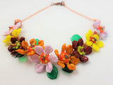 Handmade Flower Bead Necklace