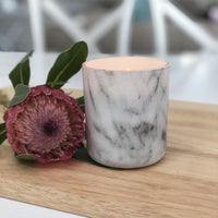 Translucent Marble Look Candle
