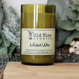 'Mulled Wine' Recycled Wine Bottle Candle | Christmas Gift