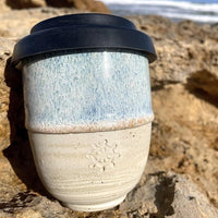 Ceramic Coffee Keep Cup - Loch Ard Gorge | Hand Made in Victoria