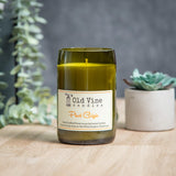 'Pinot Grigio' Recycled Wine Bottle Candle