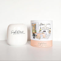 Clean Linen | Ceramic Soy Candle
