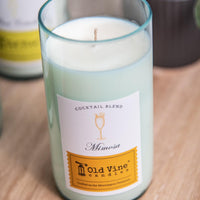 'Mimosa' Recycled Wine Bottle Candle